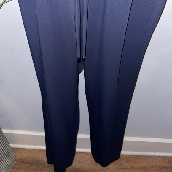 Blue Long Sleeve Jumpsuit - Picture 6 of 6